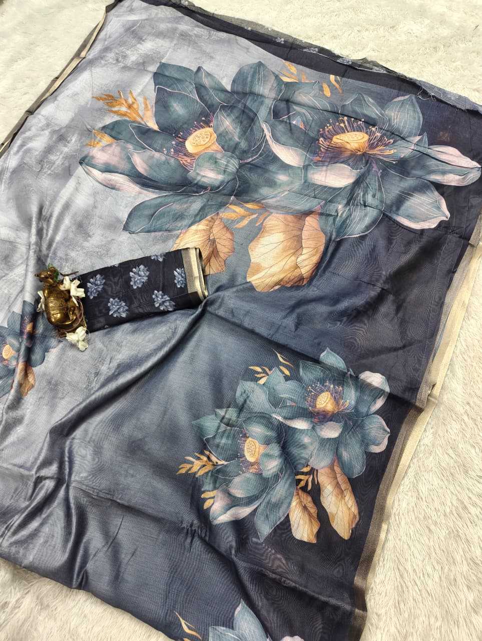 Chanderi Soft Printed Saree