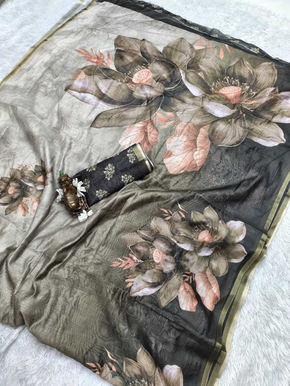 Chanderi Soft Printed Saree