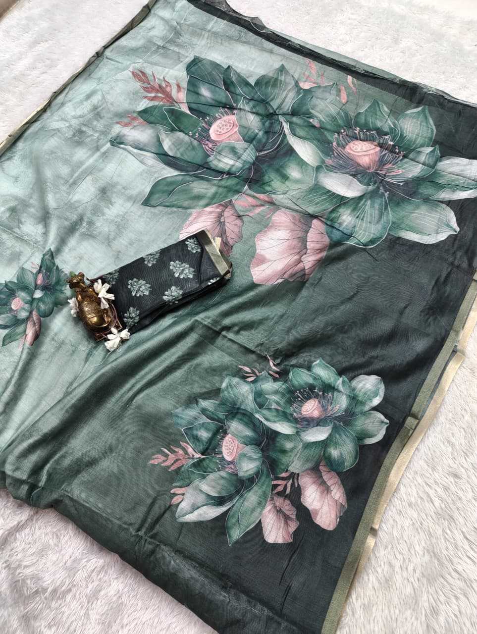 Chanderi Soft Printed Saree