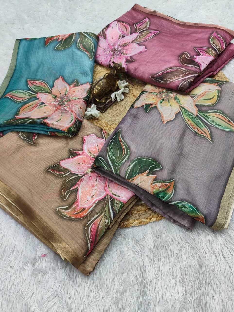 Chanderi Soft Printed Saree