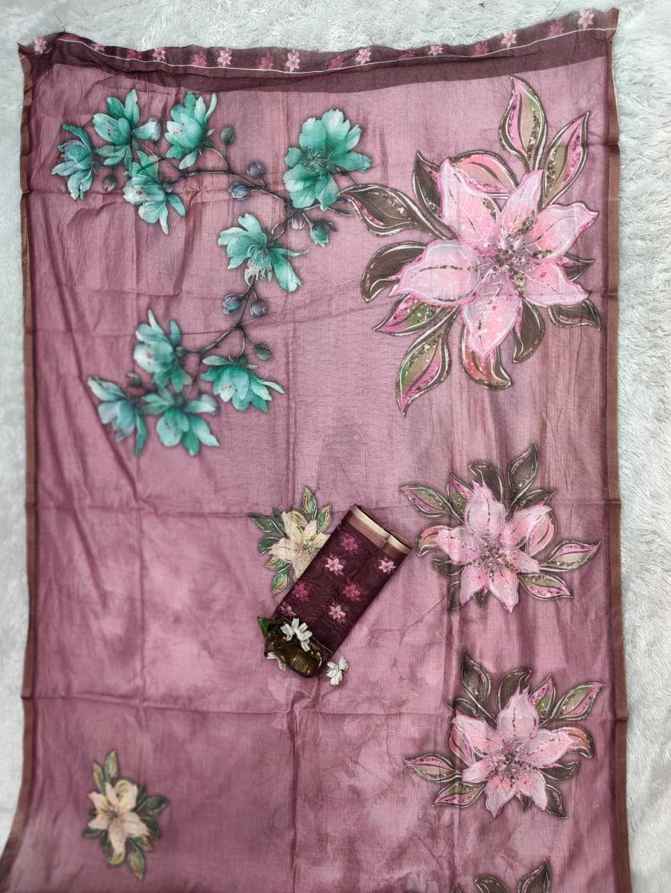 Chanderi Soft Printed Saree