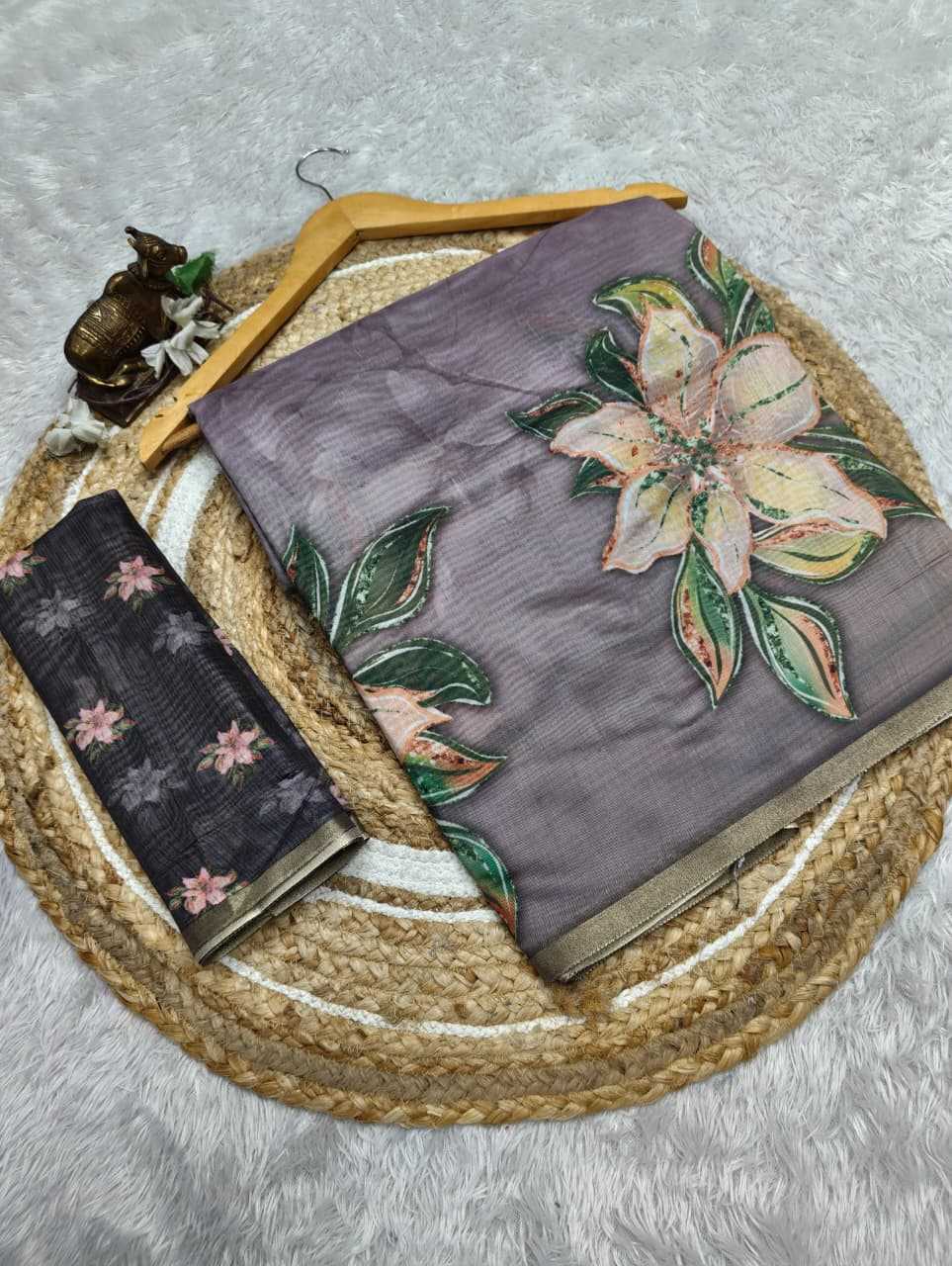 Chanderi Soft Printed Saree