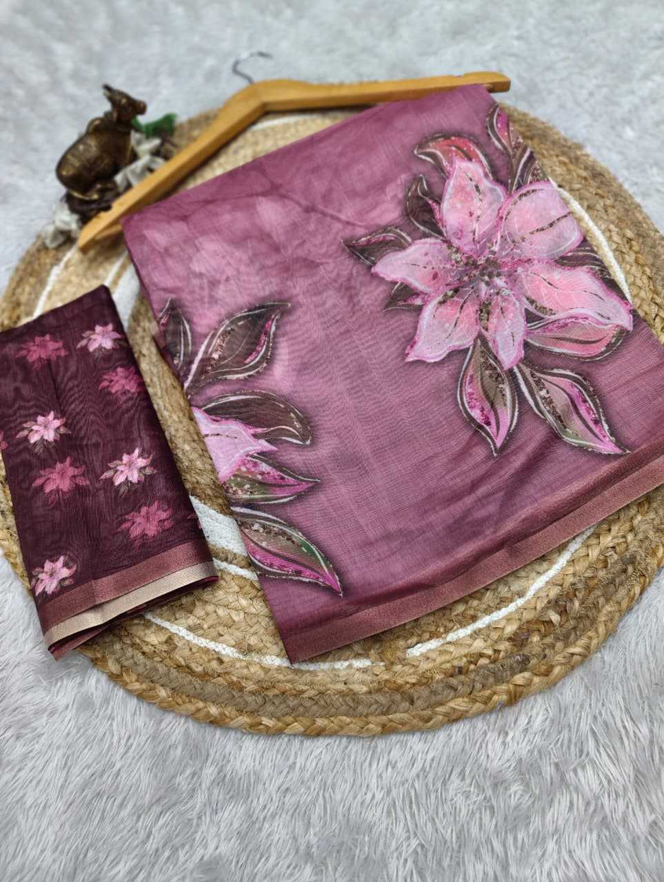 Chanderi Soft Printed Saree