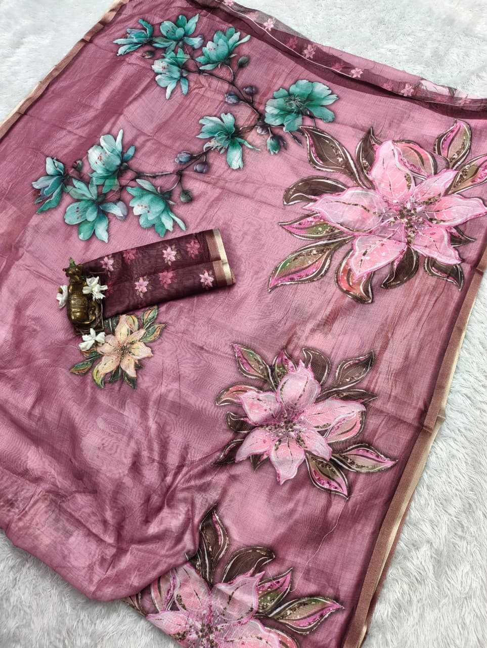 Chanderi Soft Printed Saree
