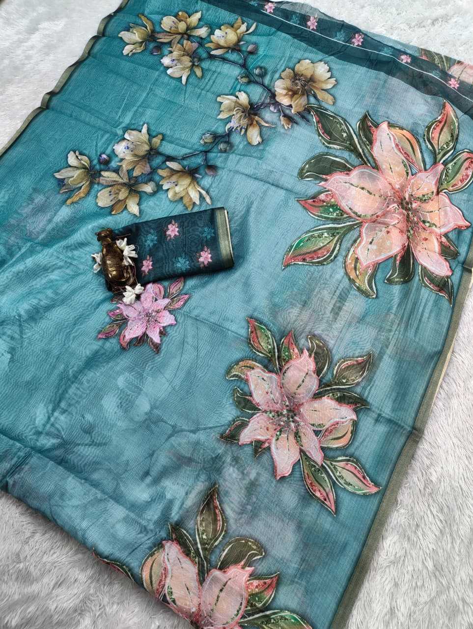 Chanderi Soft Printed Saree
