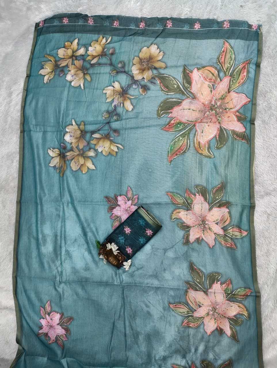 Chanderi Soft Printed Saree