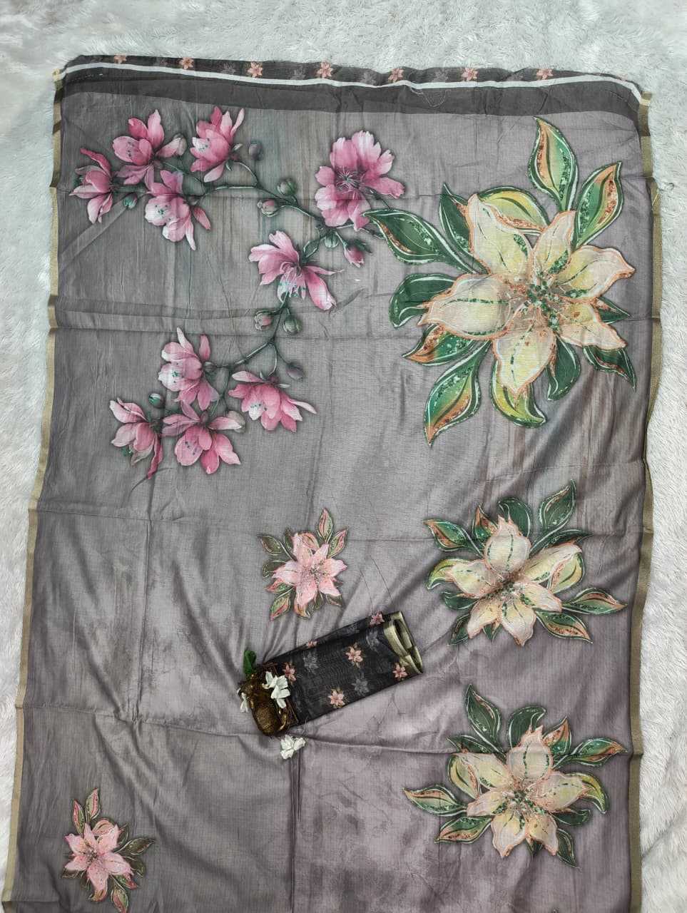 Chanderi Soft Printed Saree