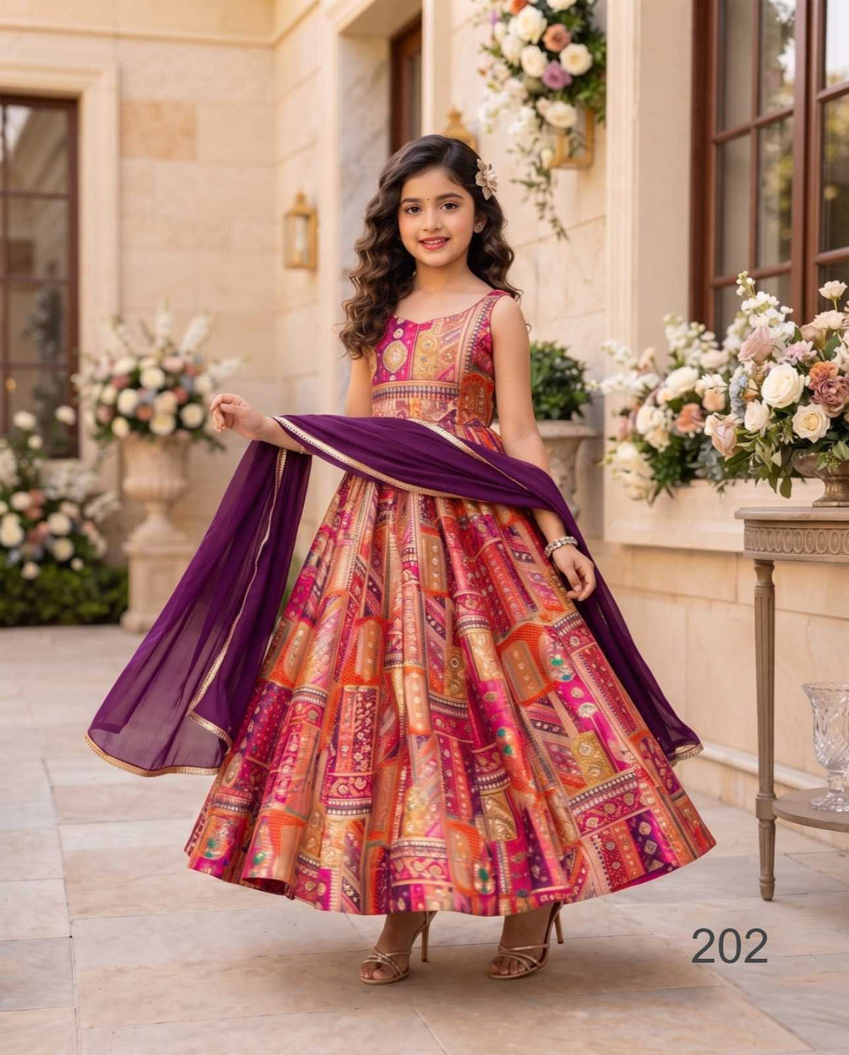 Silk Kids Gown