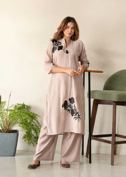 Chanderi Soft Ladies Suit