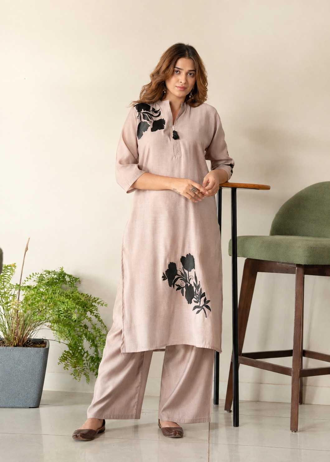Chanderi Soft Ladies Suit