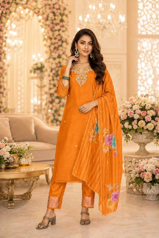 Dola Silk Ladies Suit