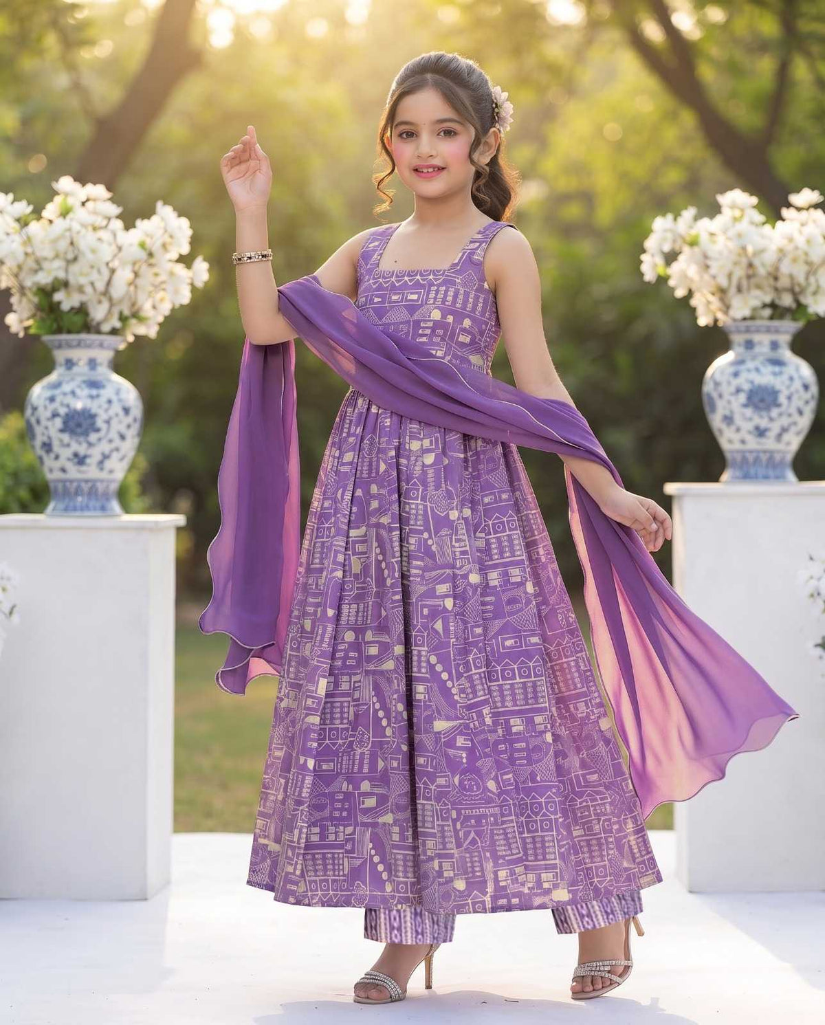 Muslin Kids Gown