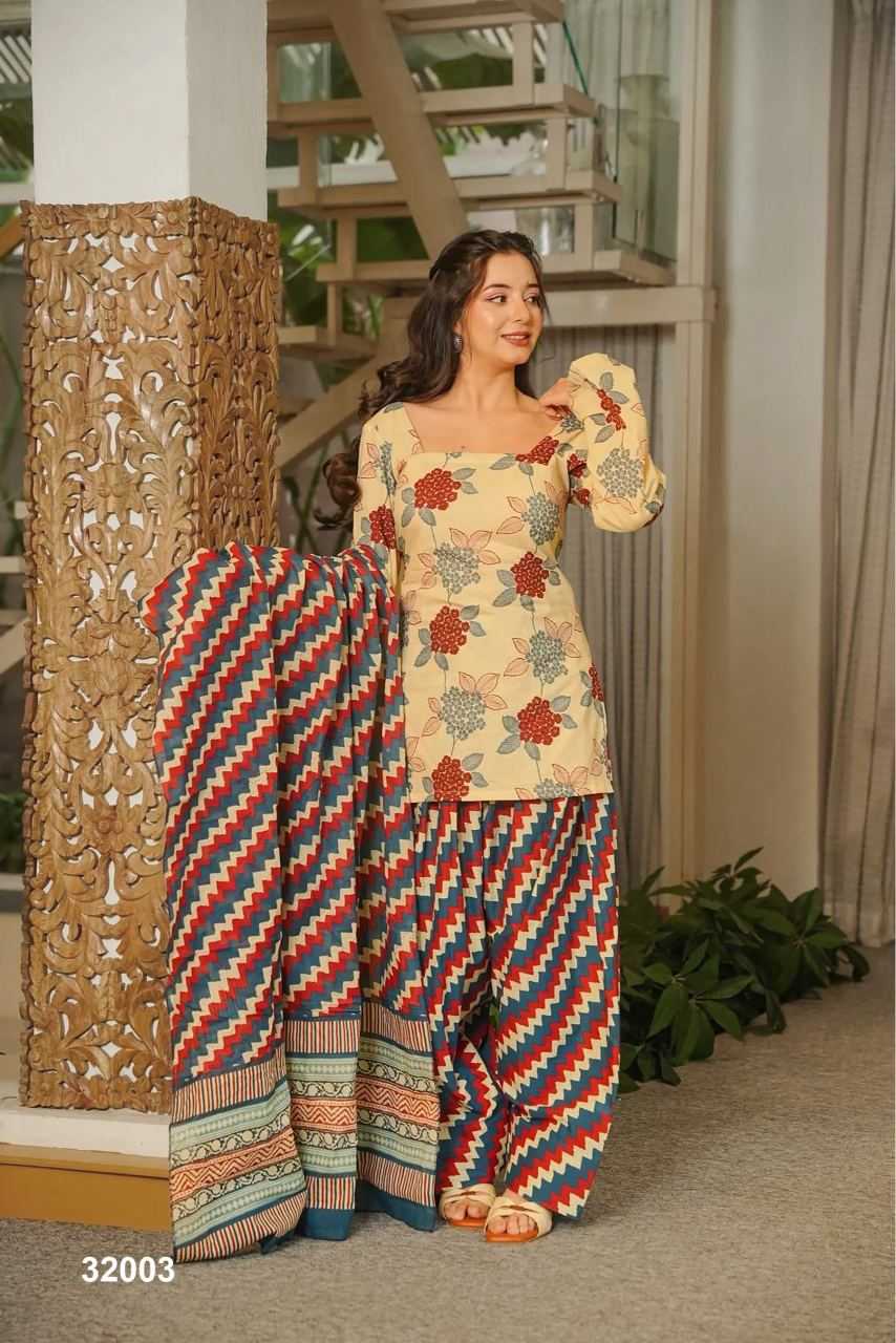 Cotton Cambric Printed Suit