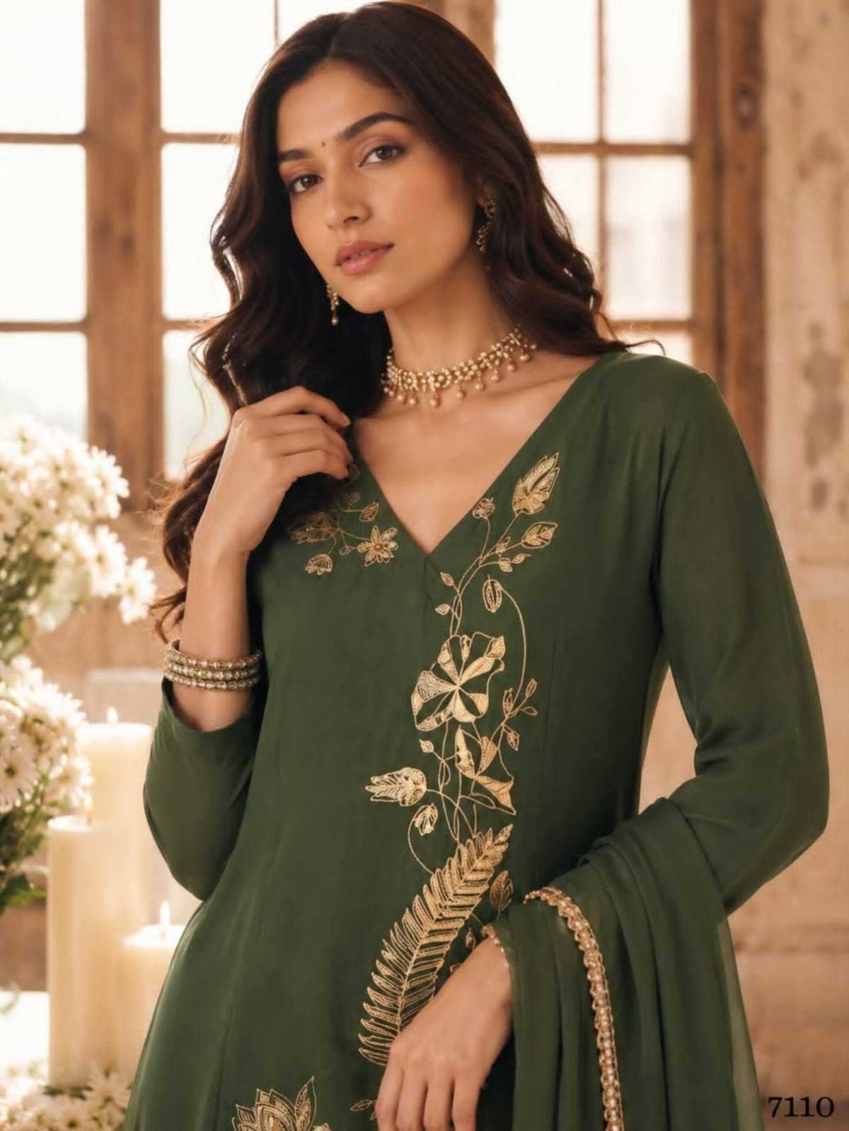 Chanderi Soft Ladies Silk Suit