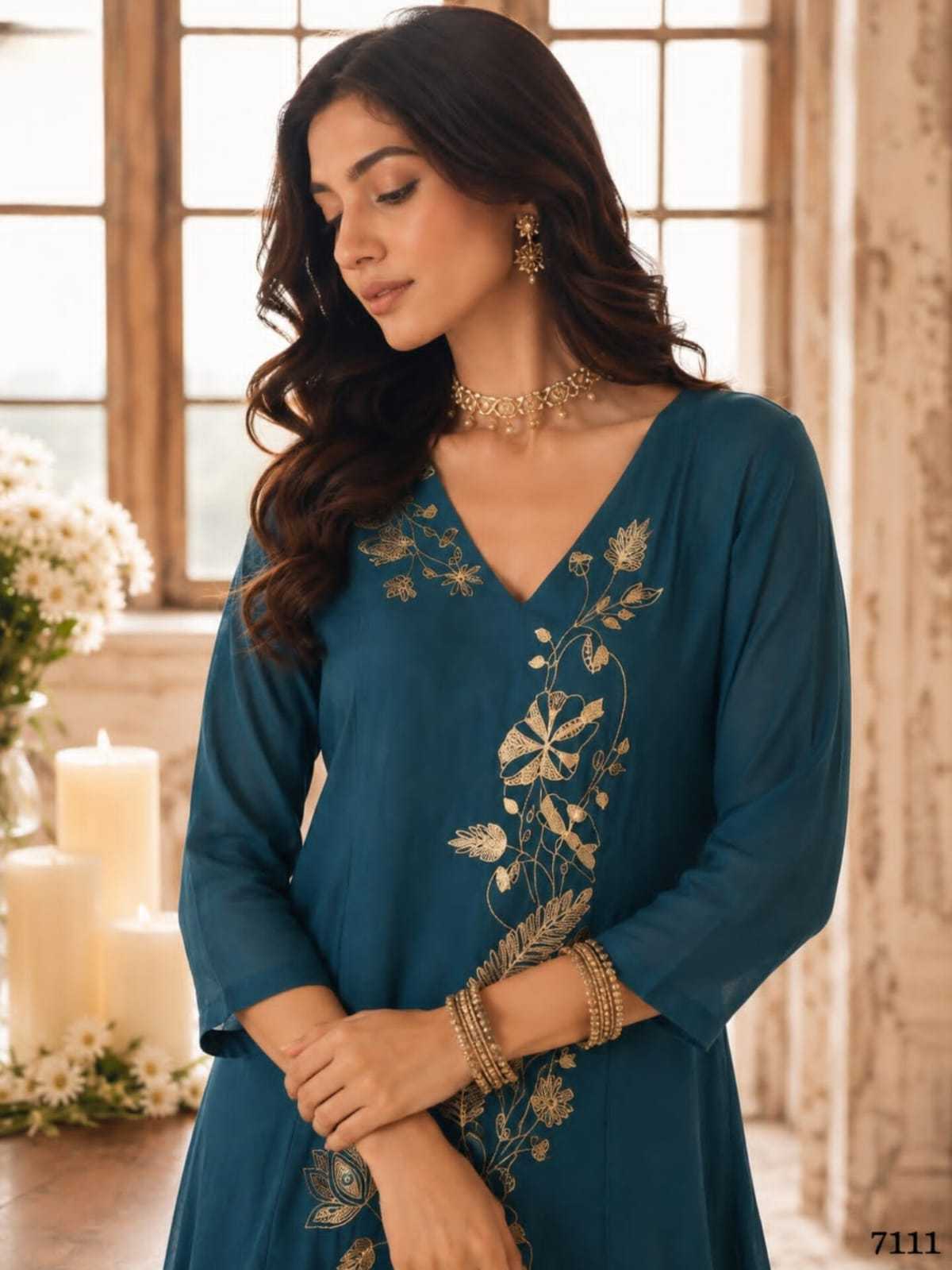 Chanderi Soft Ladies Silk Suit