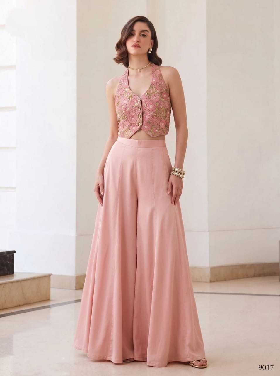 Soft Silk Palazzo Suit