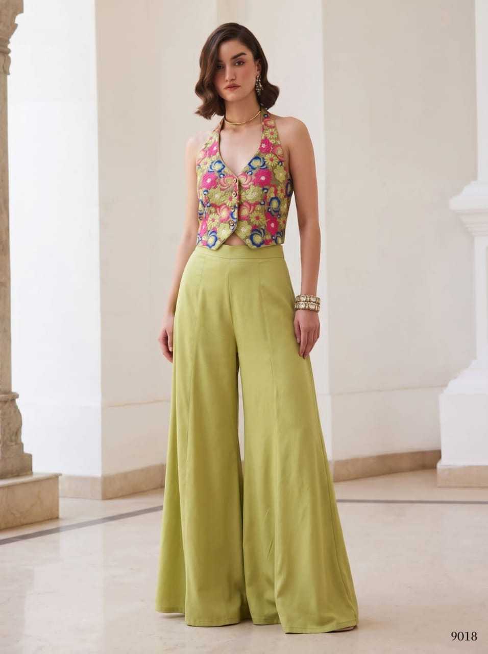 Soft Silk Palazzo Suit