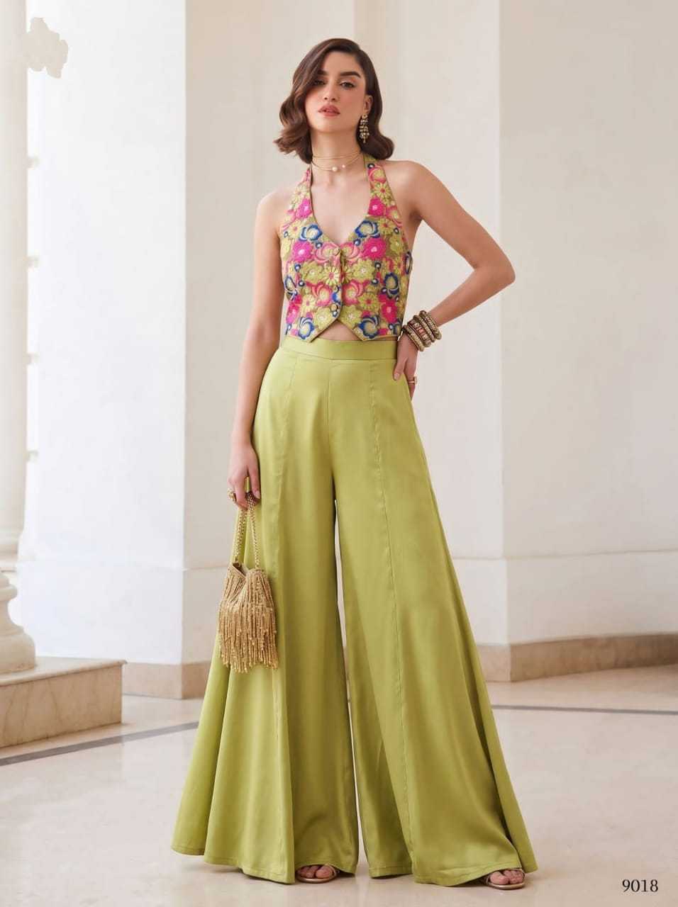 Soft Silk Palazzo Suit