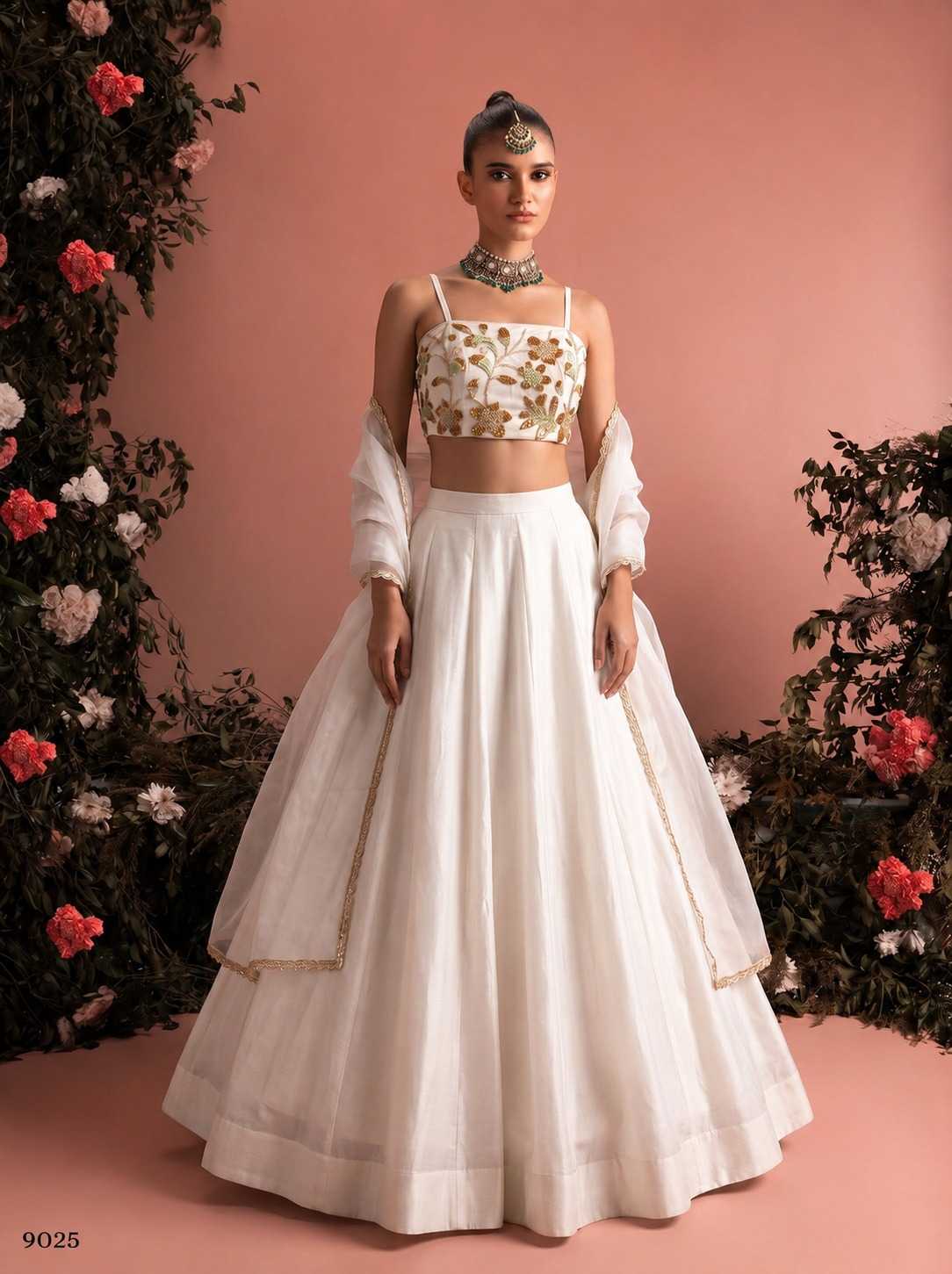 Heavy Roman Silk Fancy Lehenga