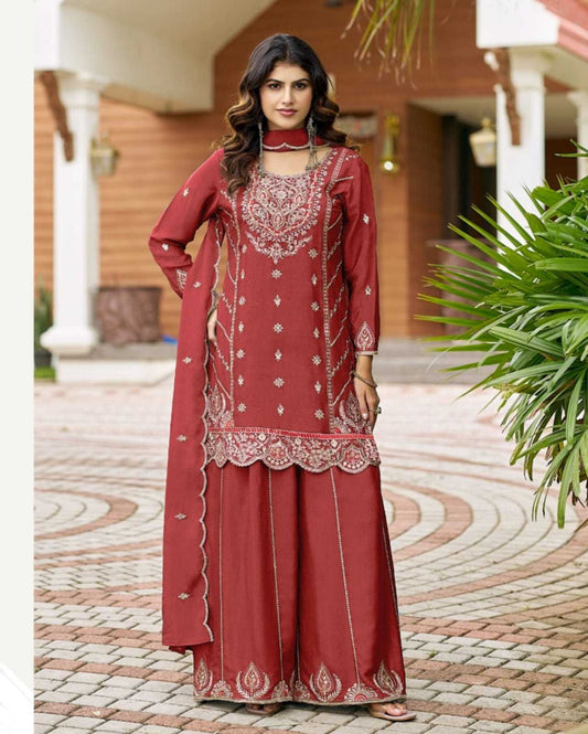 Ashima Chinon Palazzo Suit
