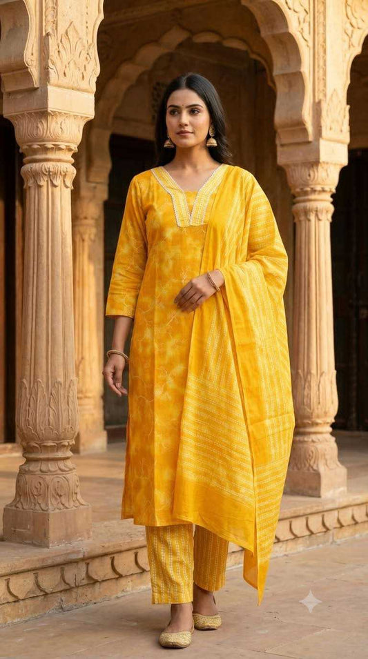 Bhavana Cotton Ladies Suit