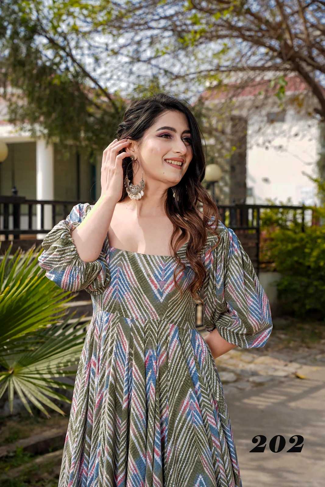 Rayon Fancy Gown