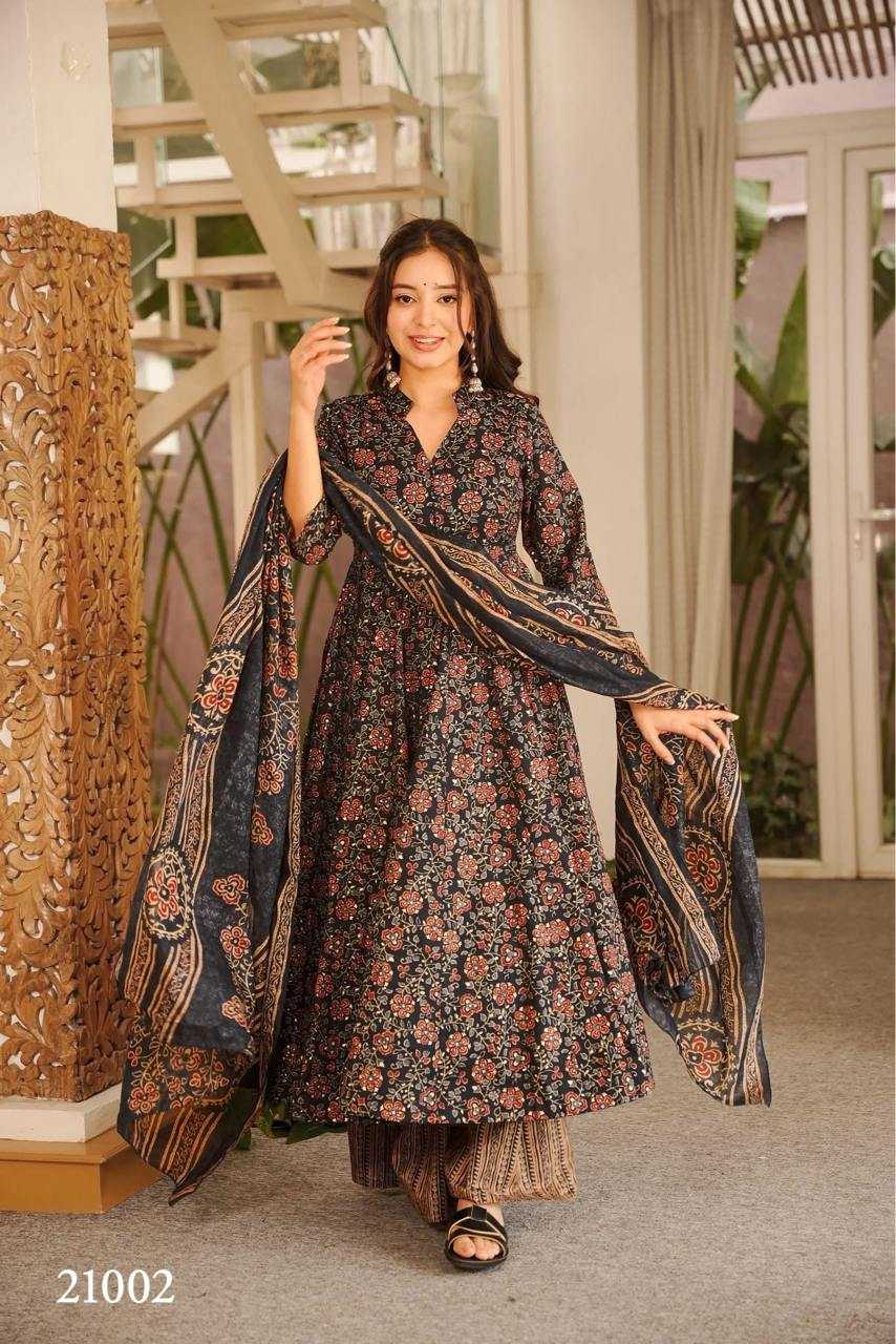Clora Vol Muslin Designer Kurti