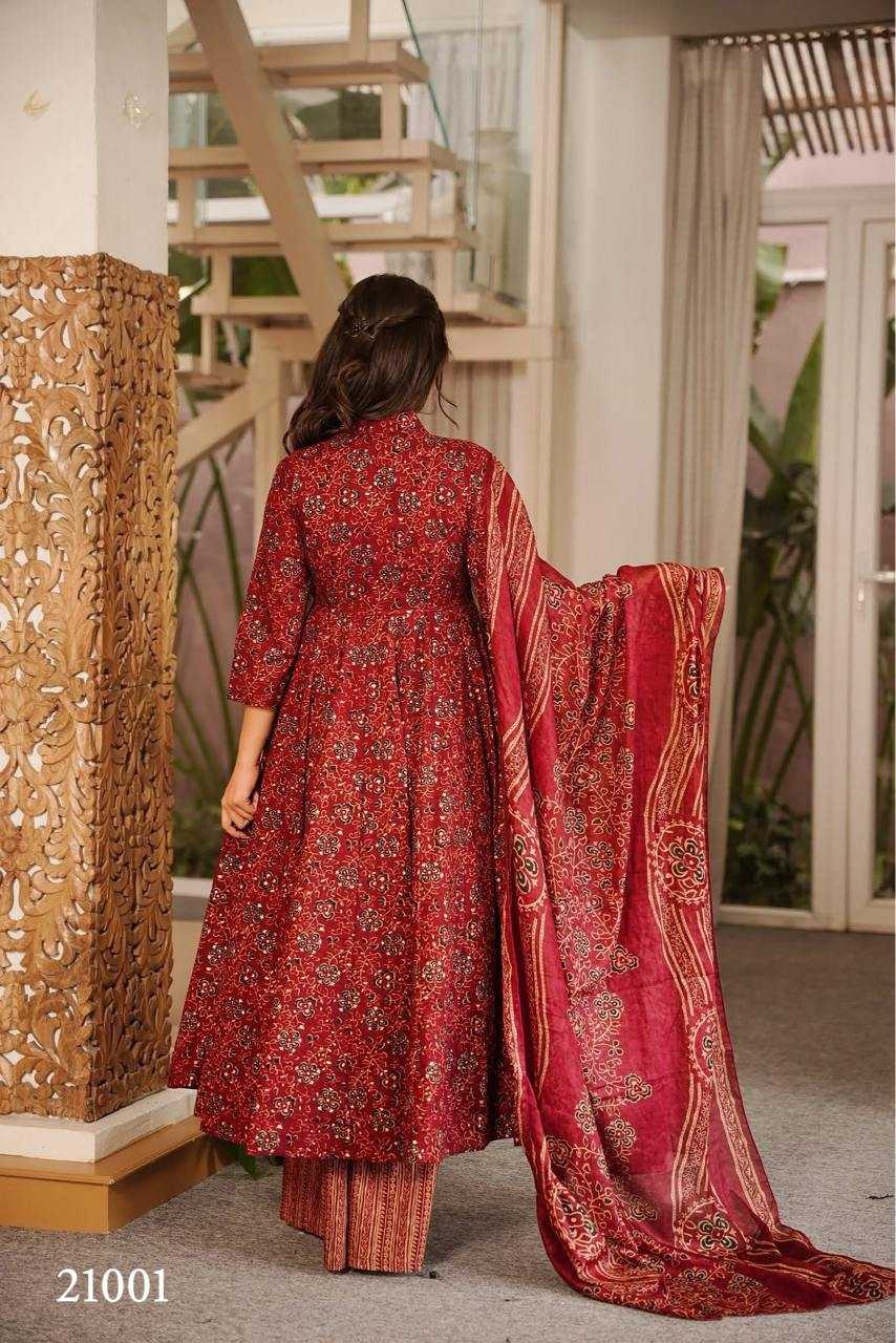 Clora Vol Muslin Designer Kurti