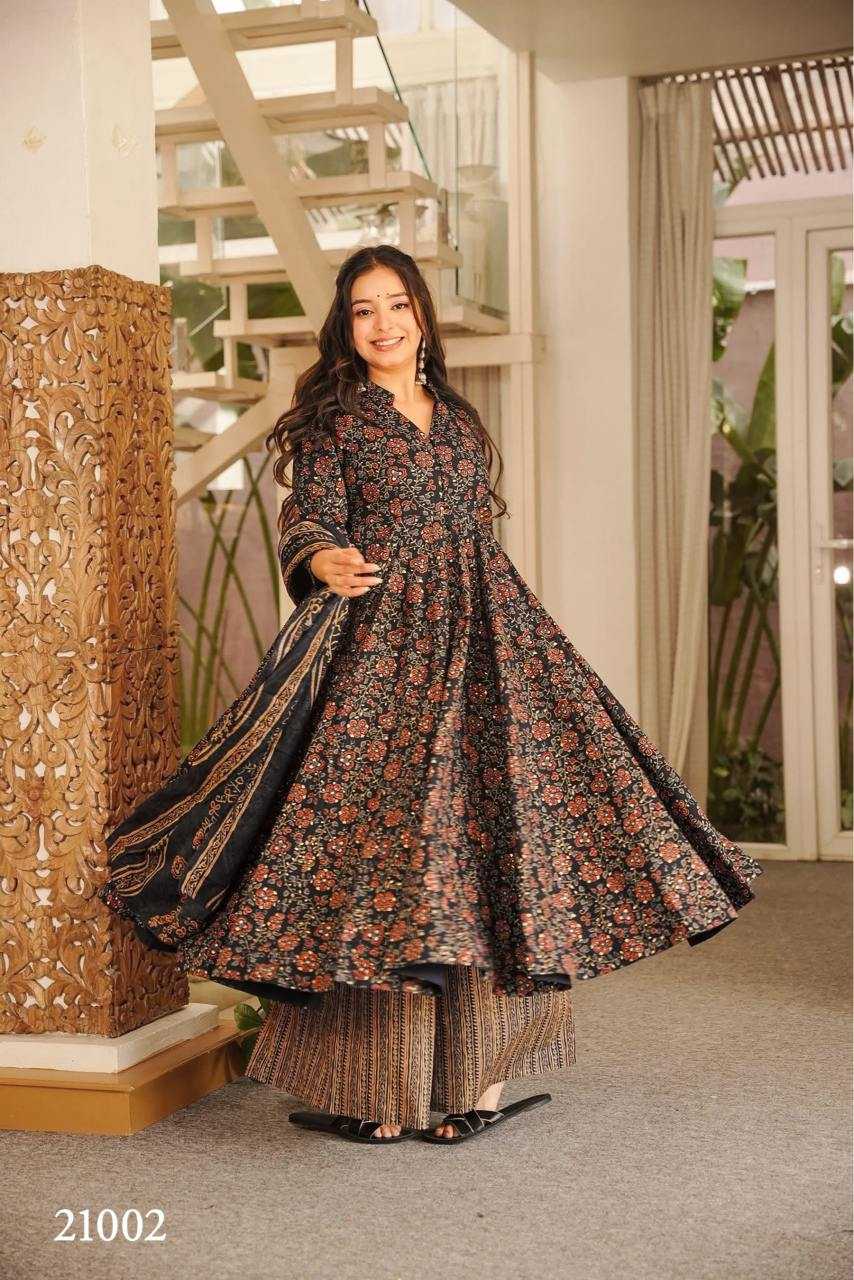 Clora Vol Muslin Designer Kurti