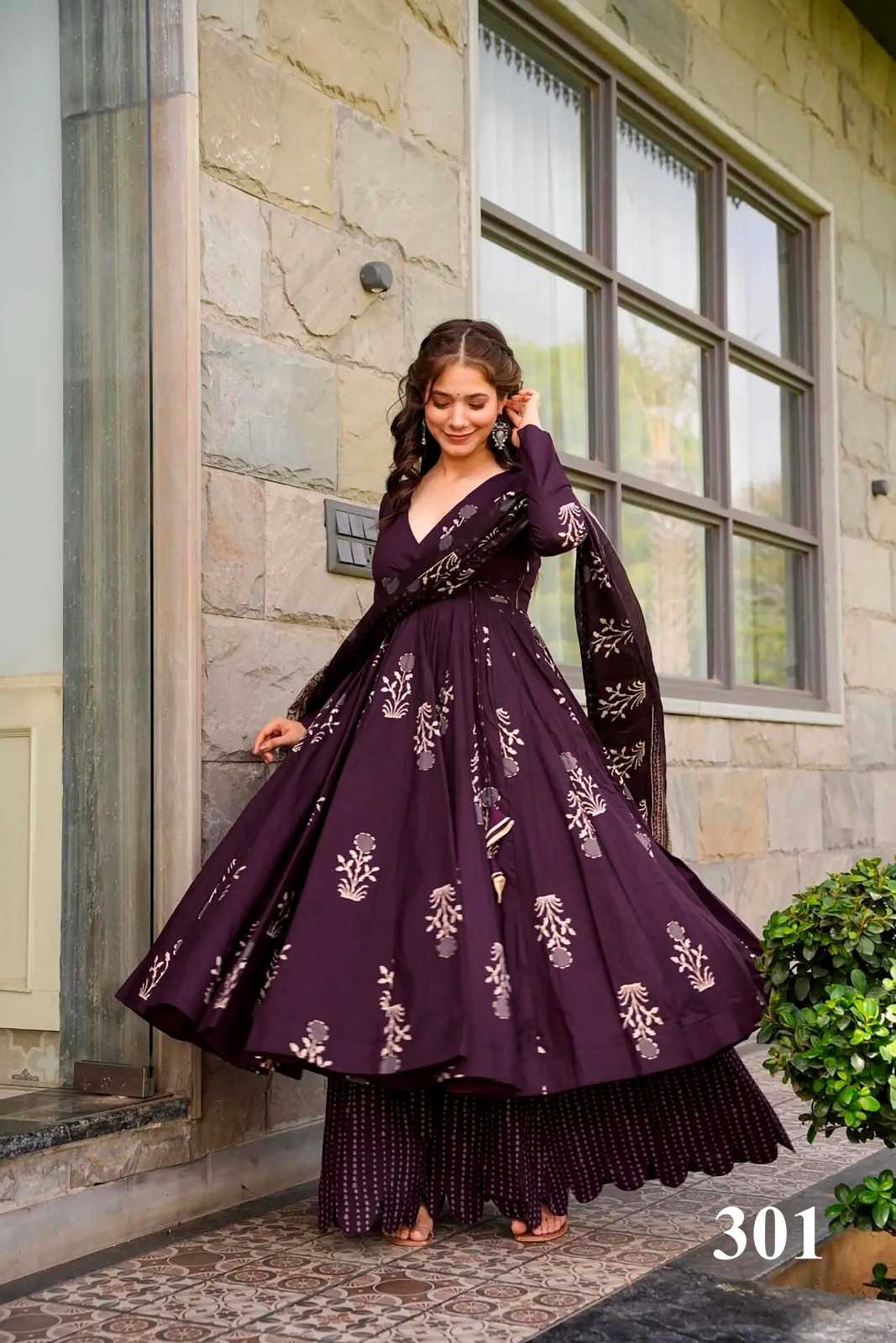 Clora Vol Muslin Designer Kurti in Morpich