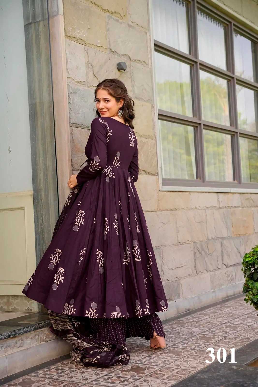 Clora Vol Muslin Designer Kurti in Morpich