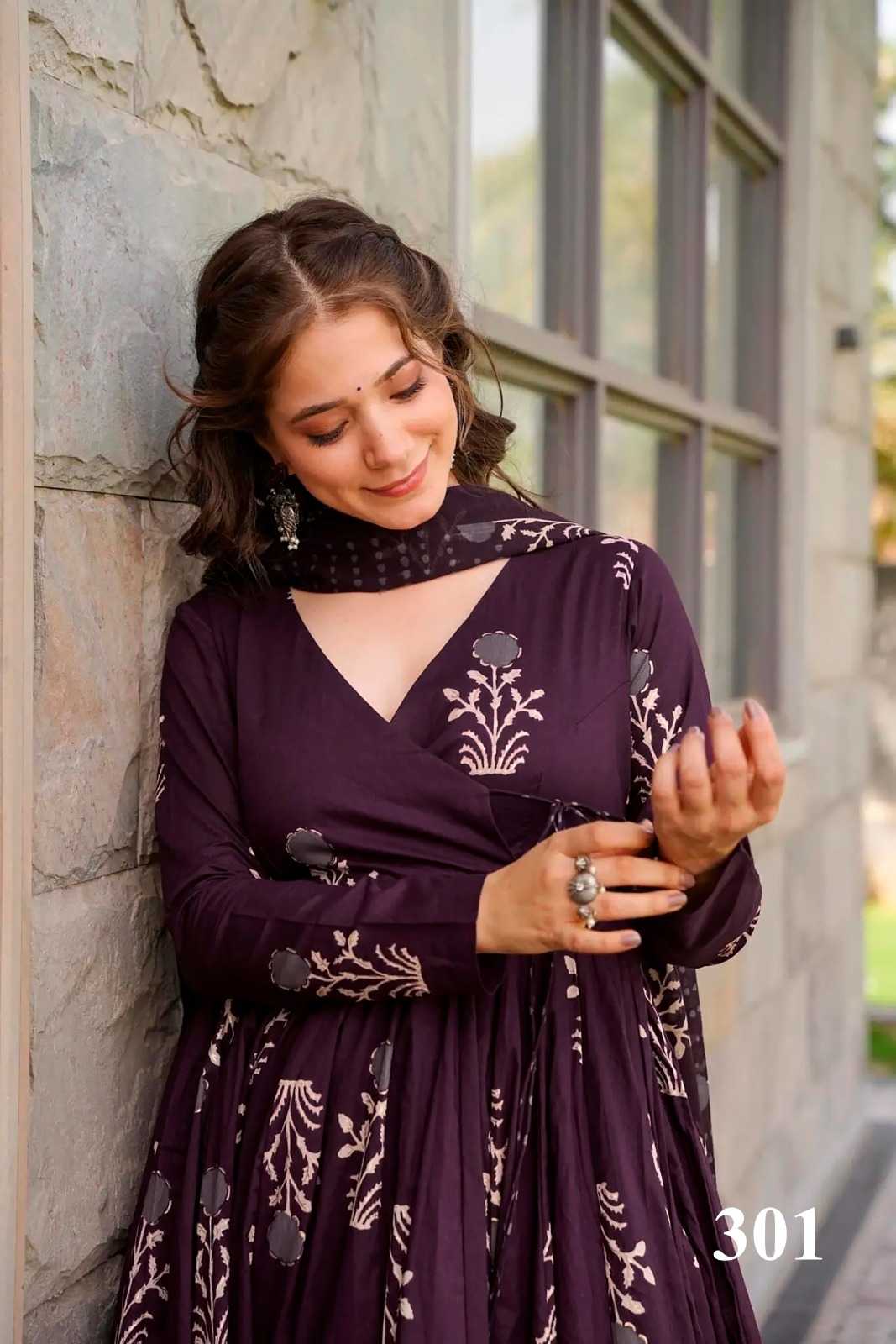 Clora Vol Muslin Designer Kurti in Morpich