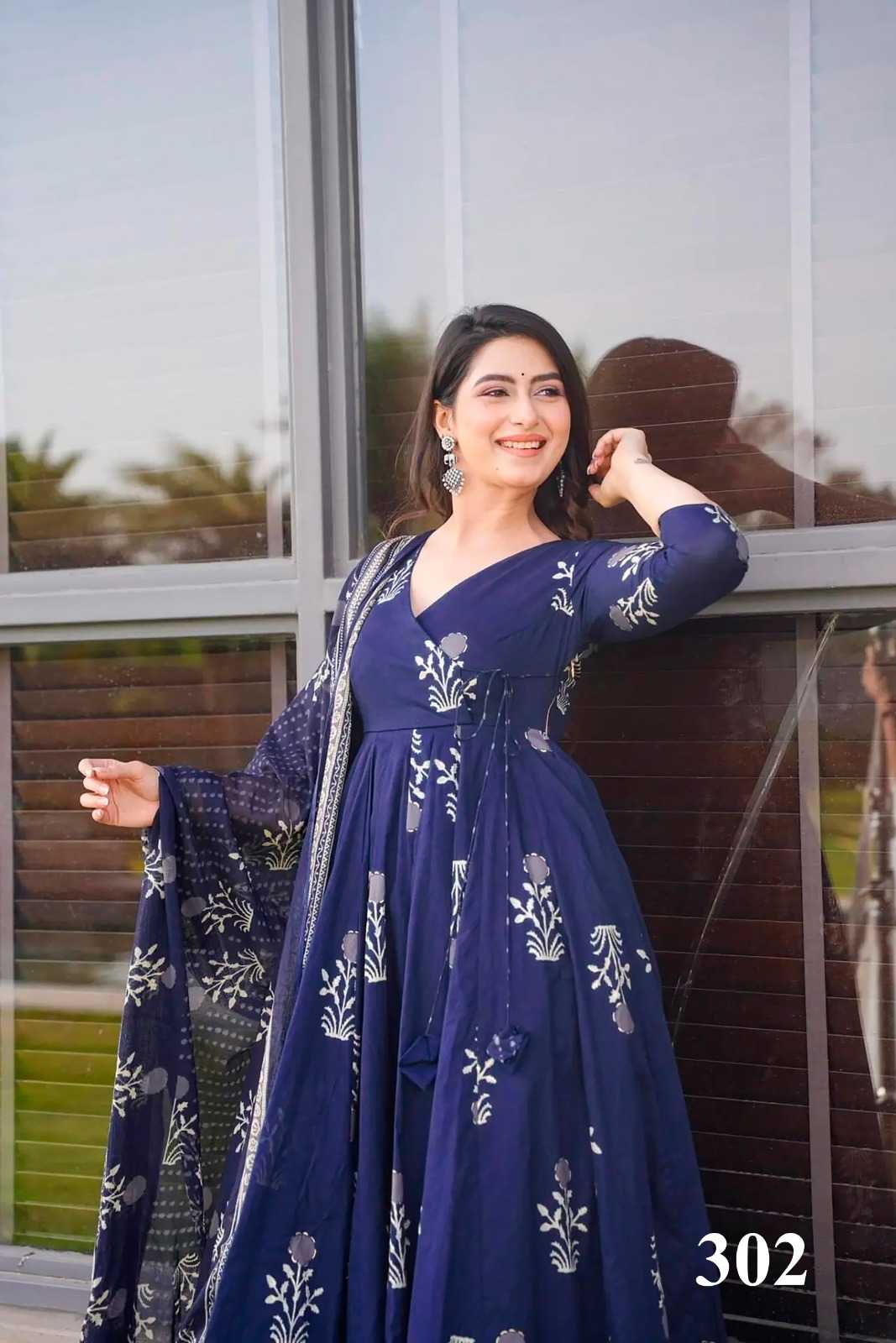 Clora Vol Muslin Designer Kurti in Morpich