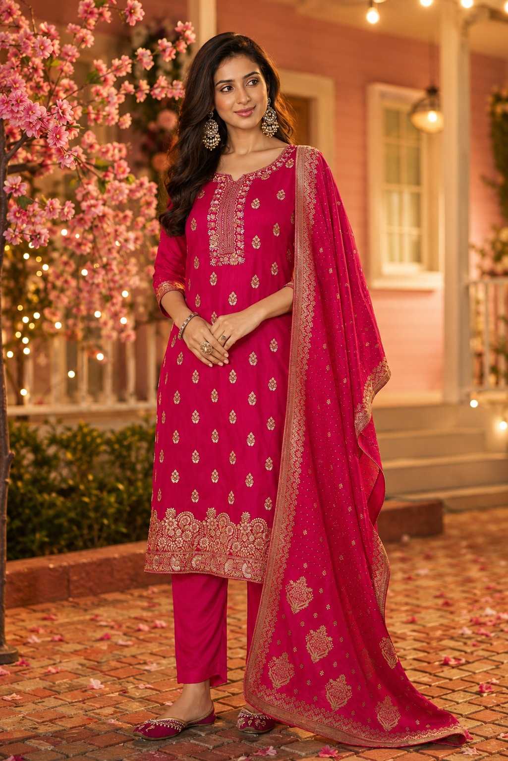 Dola Silk Party Wear Kurti