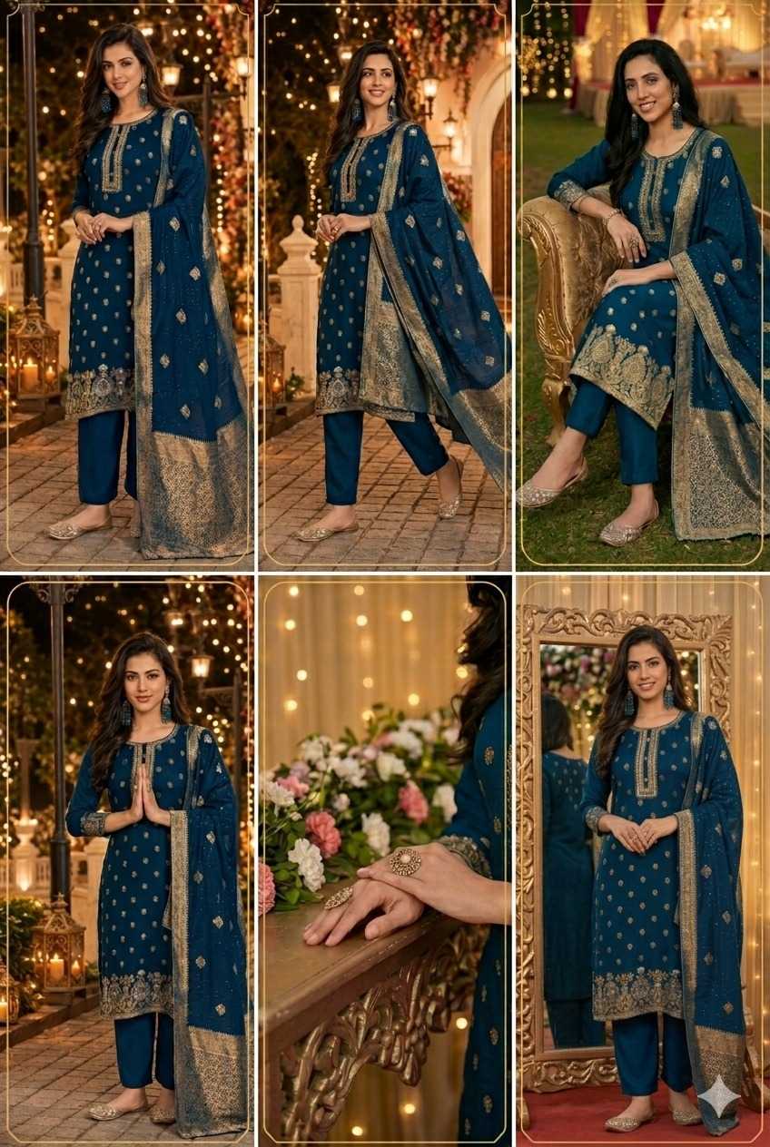 Dola Silk Party Wear Kurti