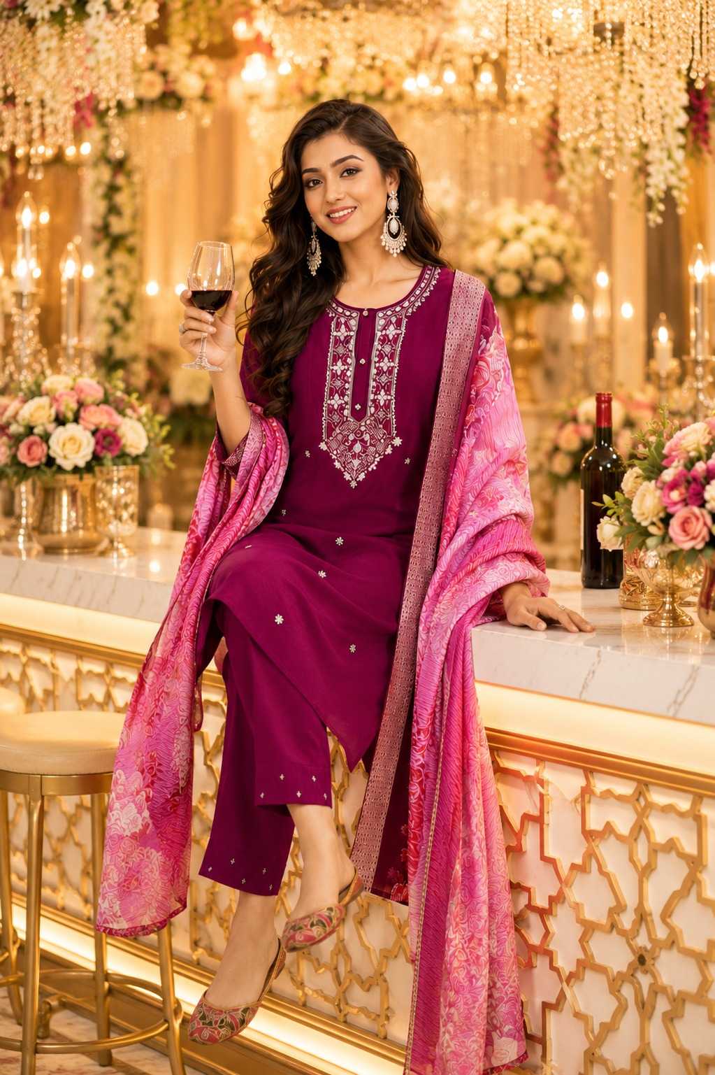 Dola Silk Designer Kurti