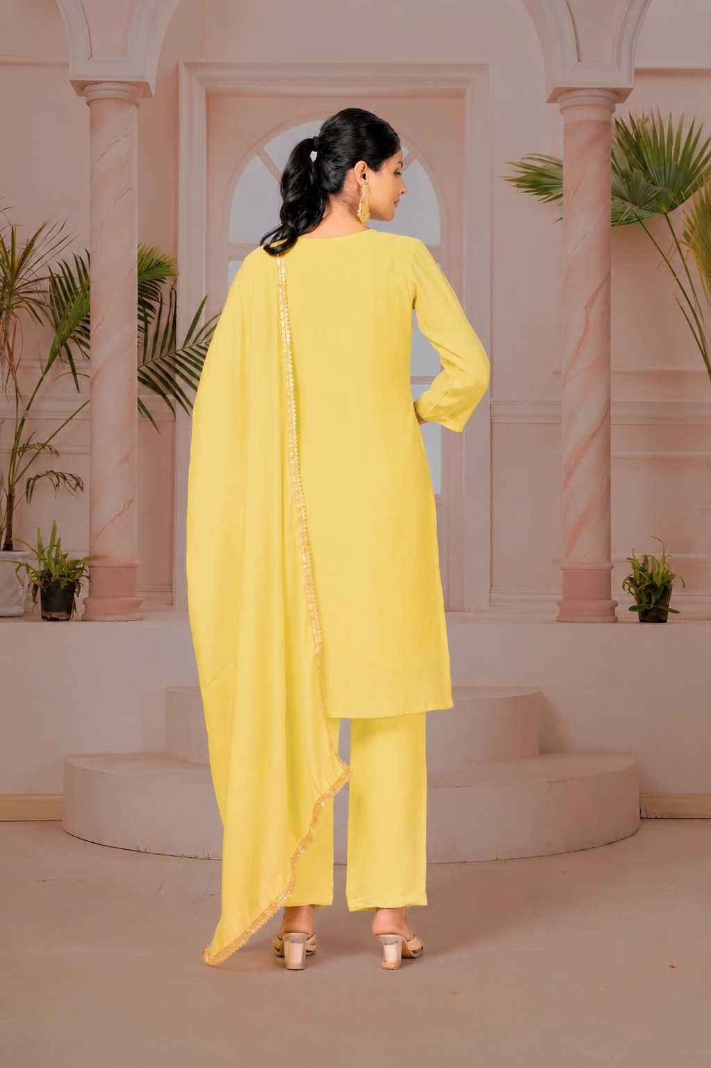 Jasmin Chanderi Soft Designer Kurti