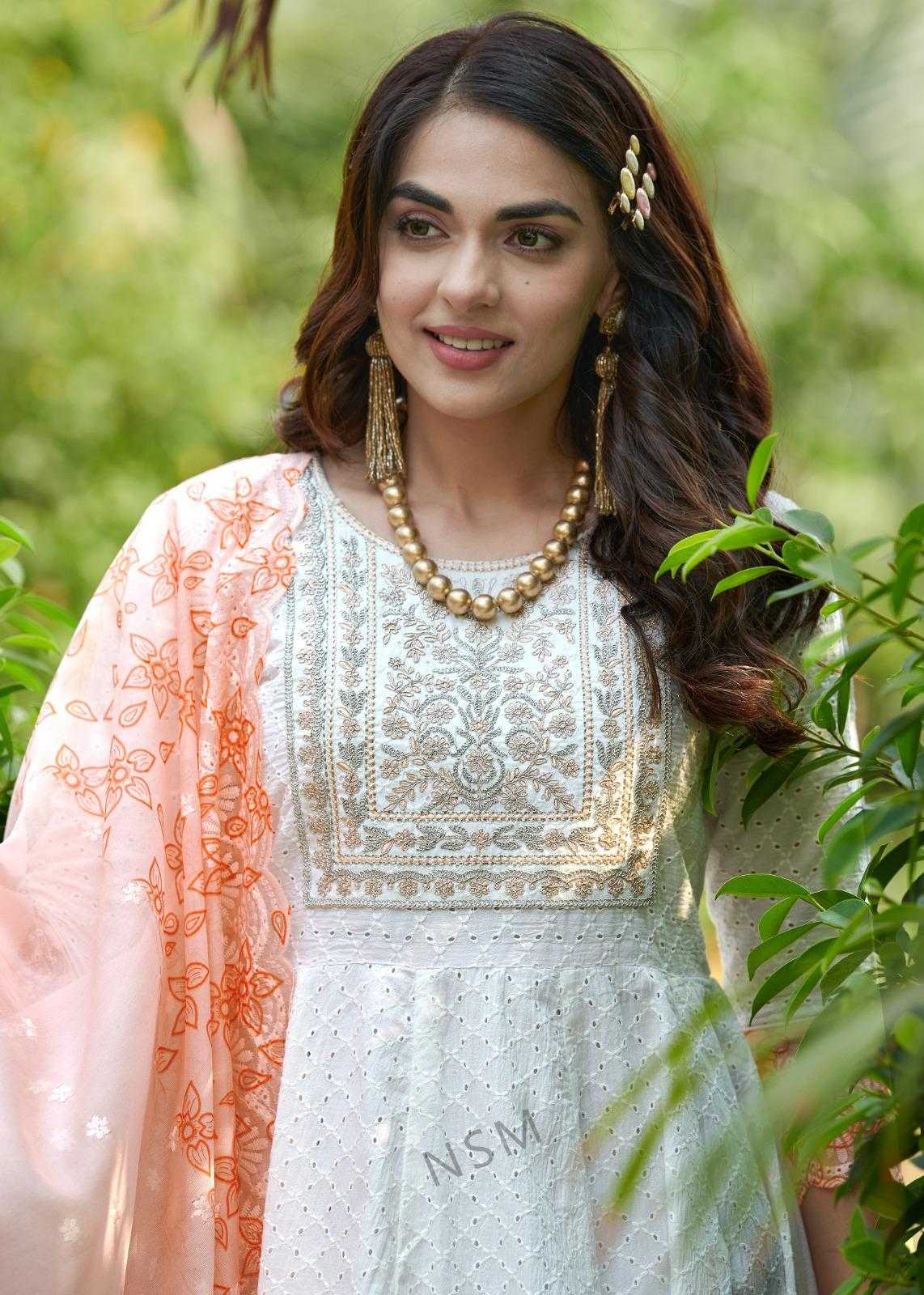 Kumb Kaya Cotton Embroidery Suit