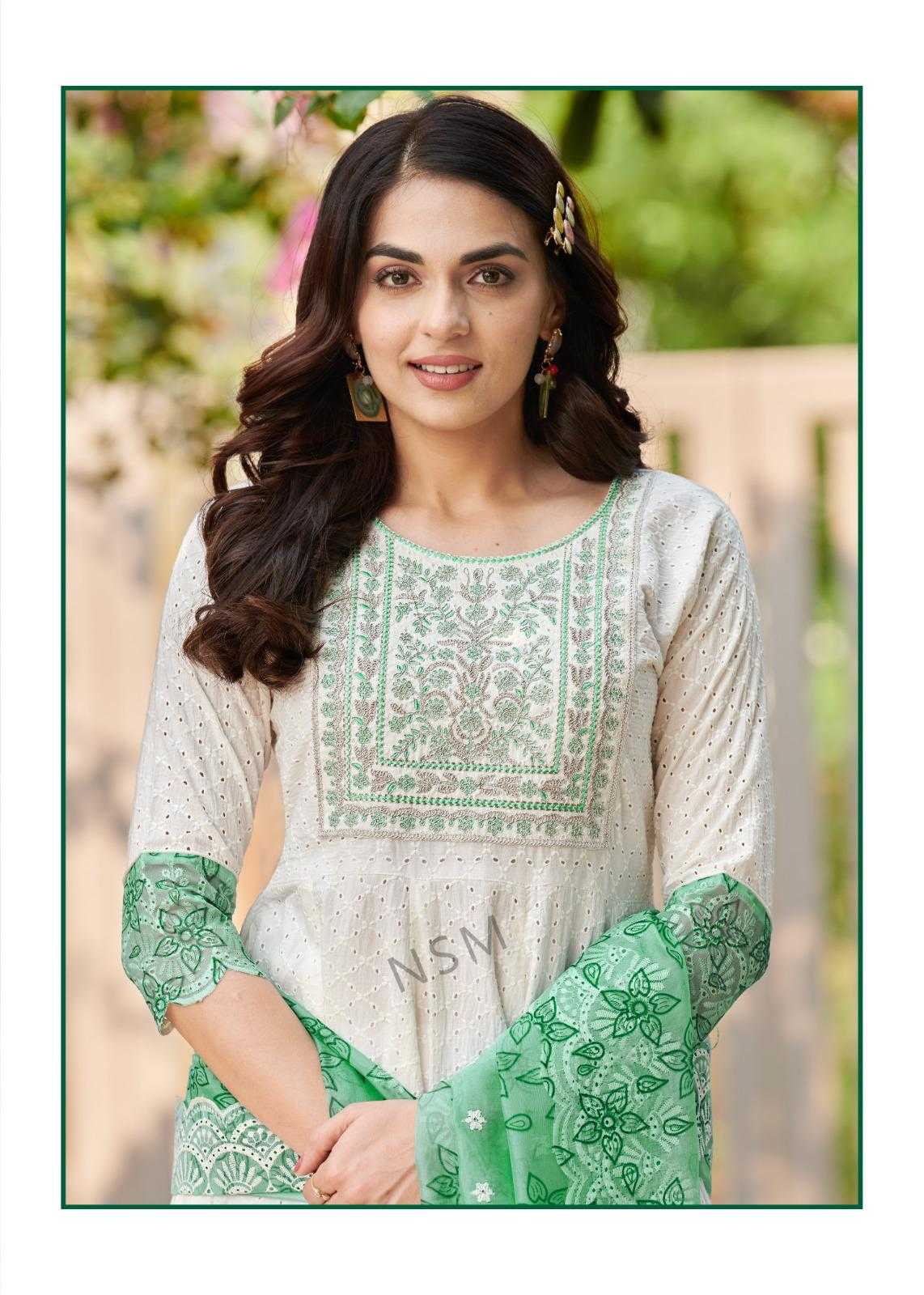 Kumb Kaya Cotton Embroidery Suit