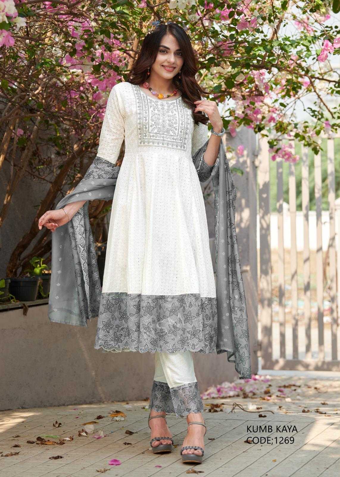 Kumb Kaya Cotton Embroidery Suit