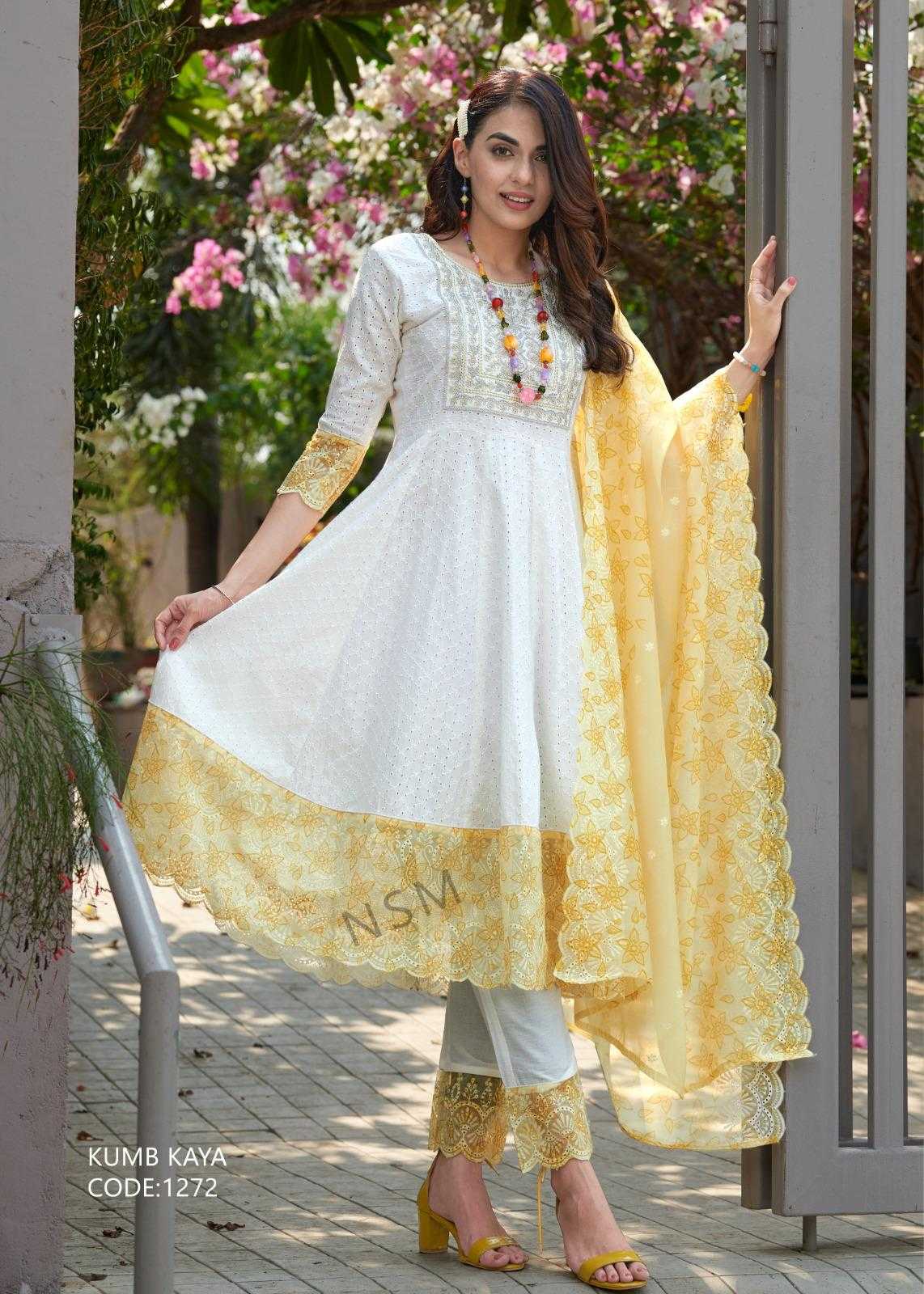 Kumb Kaya Cotton Embroidery Suit