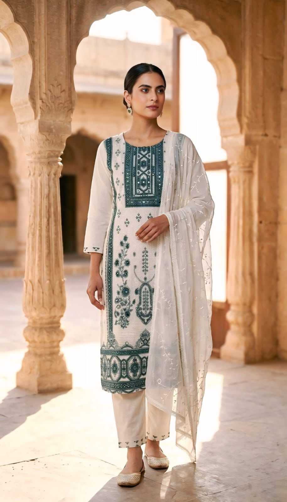 Kumb Sober Cotton Printed Suit