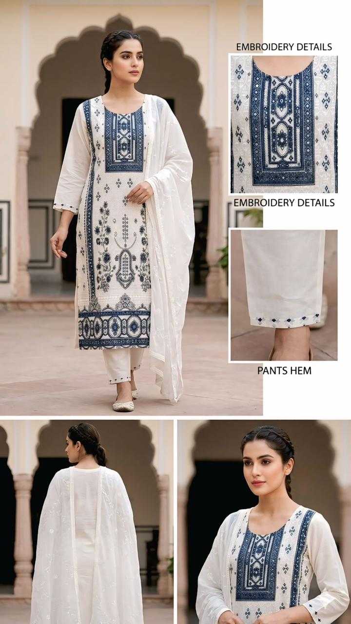 Kumb Sober Cotton Printed Suit
