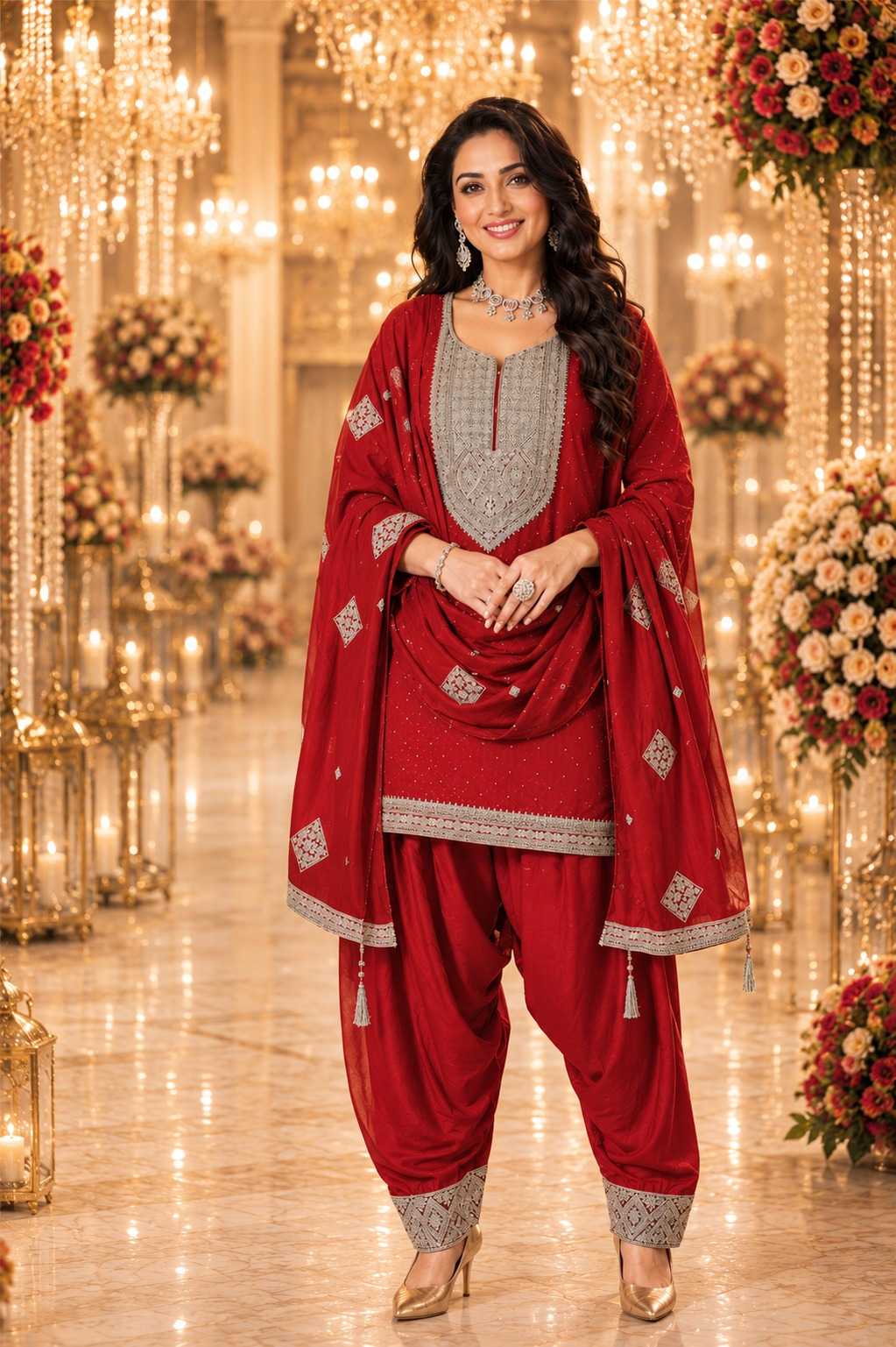 Ramya Vichitra Silk Ladies Suit