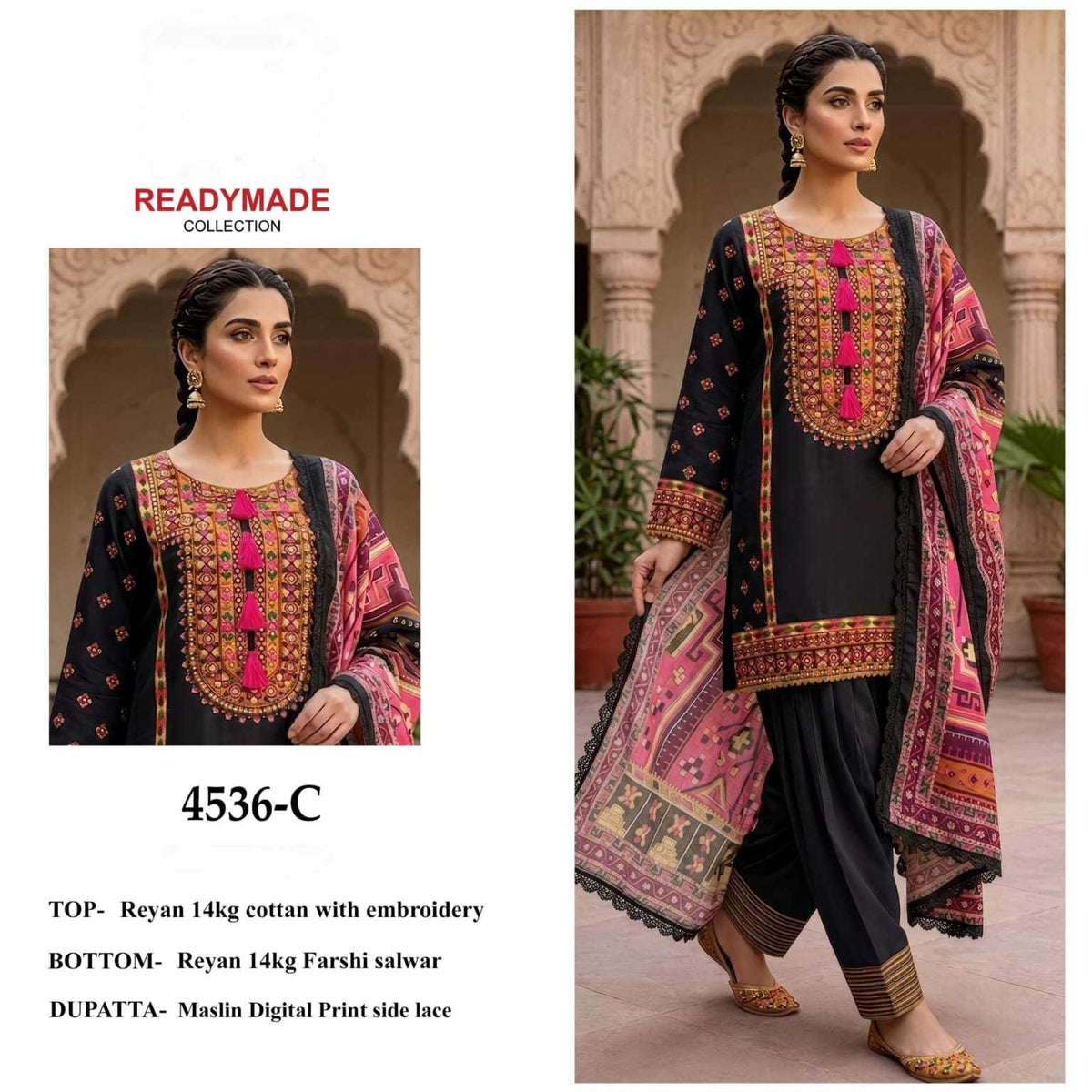 Rashi Cotton Embroidery Suit