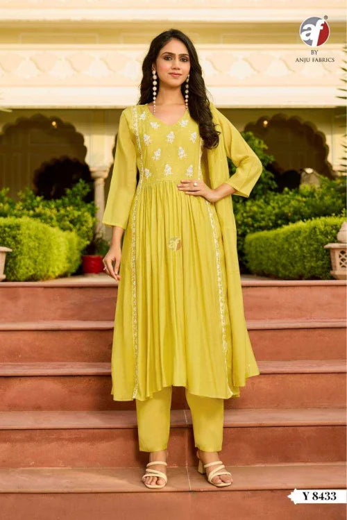 Rashika Chanderi Soft Designer Kurti