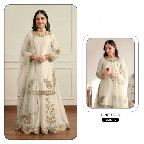 Raveena Cotton Embroidery Suit