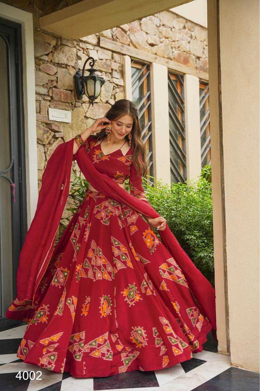 Vallari VOL Crepe Silk Designer Lehenga