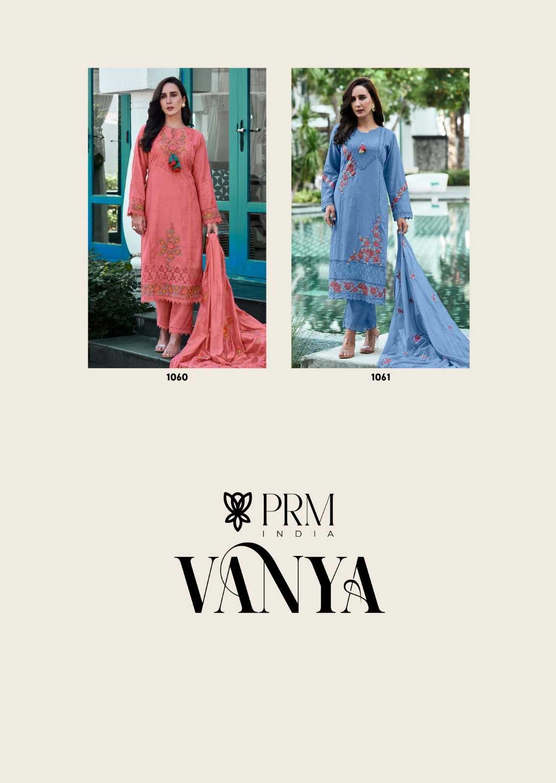 Vanya Cotton Embroidery Suit
