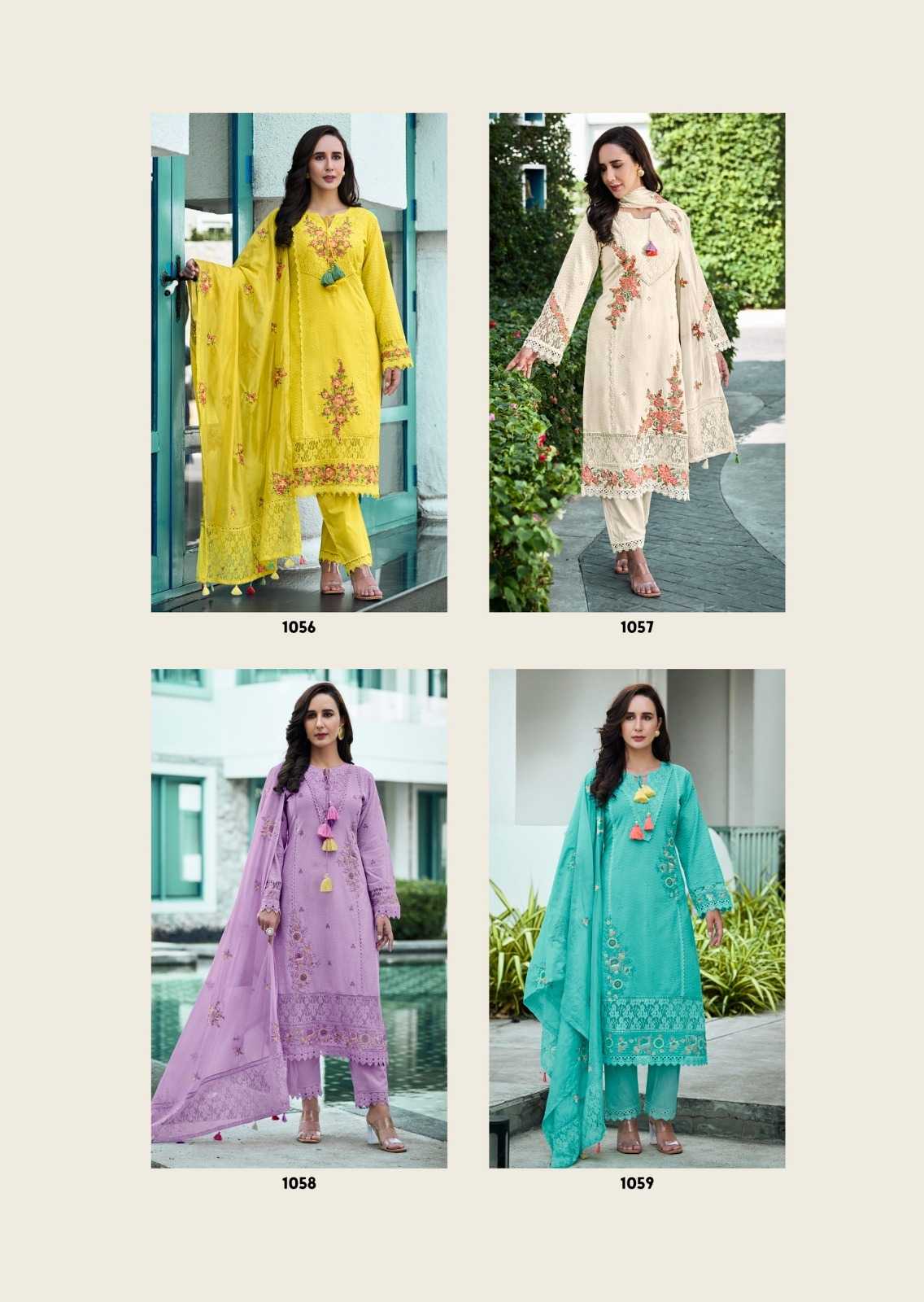 Vanya Cotton Embroidery Suit